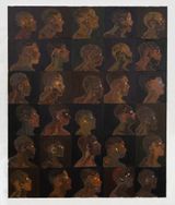 System Black IV by Ludovic Nkoth contemporary artwork painting