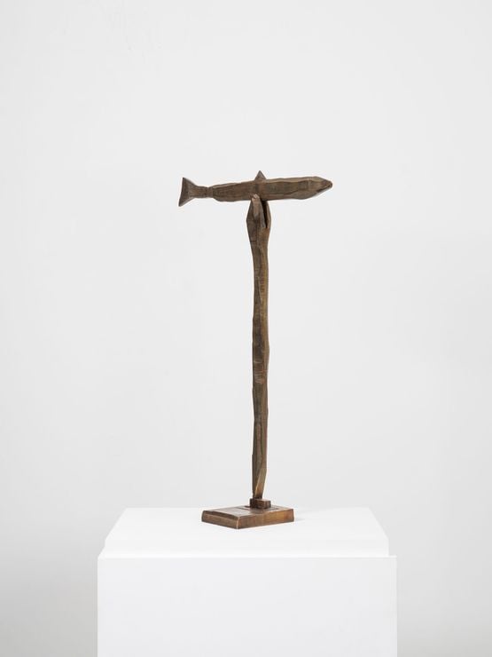 SCHLANGEN ERGATTERT FISH by Andi Fischer contemporary artwork Sculpture