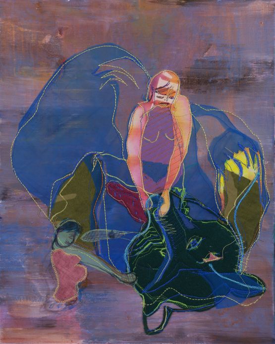 Mad World by Eva Zhang contemporary artwork Painting
