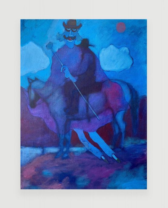 Blue Dusk by Joshua Petker contemporary artwork Painting