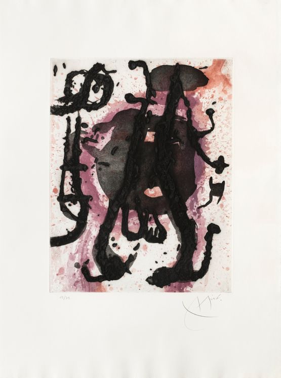 Sumo by Joan Miro contemporary artwork Print