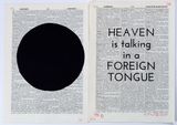 Drawing for Sibyl Heaven is talking in a foreign tongue by William Kentridge contemporary artwork works on paper