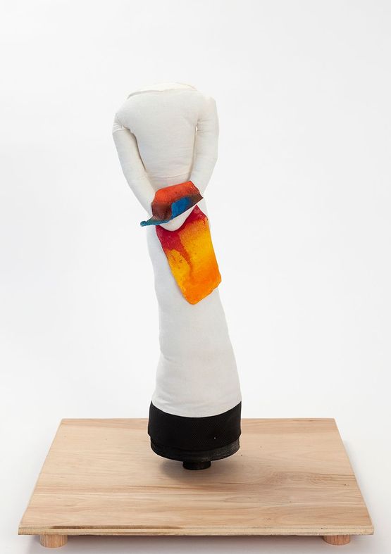 Model Sunset towel by Paul Chan contemporary artwork Sculpture