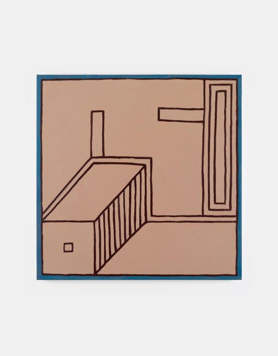 in the corner by Nathalie Du Pasquier contemporary artwork Painting