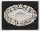 Original WOMANHOUSE Doily Invitation by Karen Lecocq contemporary artwork painting