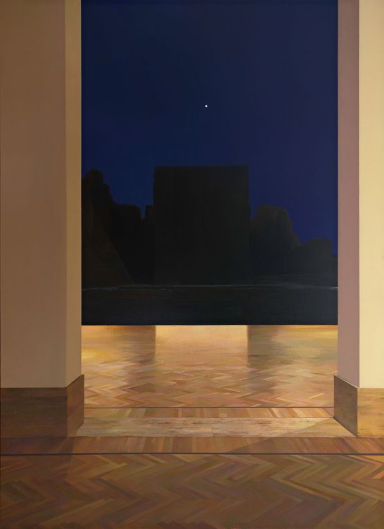 In the MuseumIn the Court 3 11 05 by Yang Bodu contemporary artwork Painting