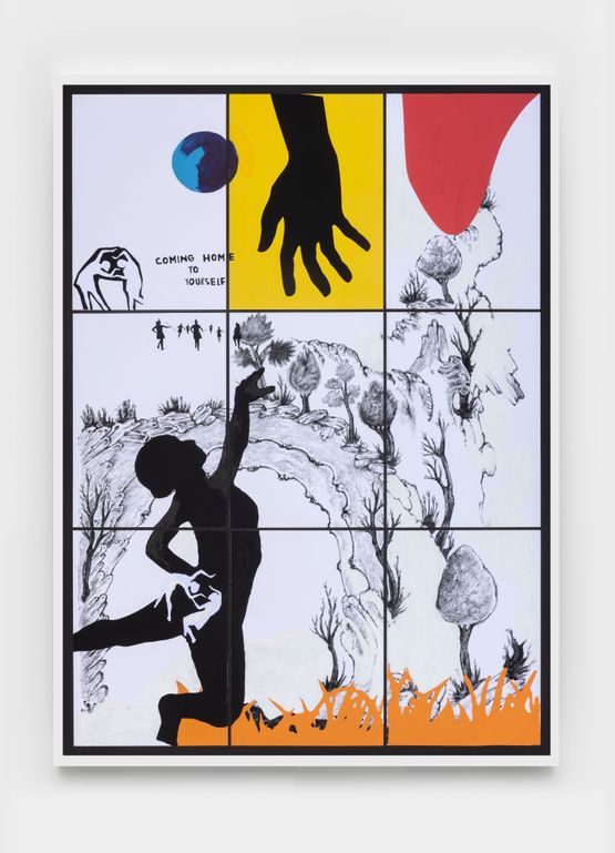 Watch here to be happy by Marinella Senatore contemporary artwork Works on Paper