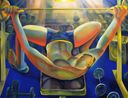 Body and blood by Alvin Ong contemporary artwork Painting
