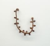 Brown vine II curved by Jaime Jenkins contemporary artwork sculpture