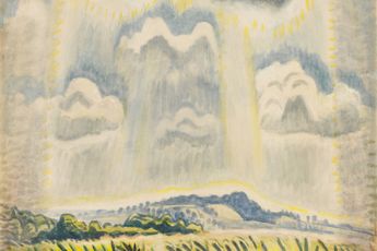 Contemporary art exhibition Charles Burchfield Charles Burchfield Elemental at Whitney Museum of American Art New York United States