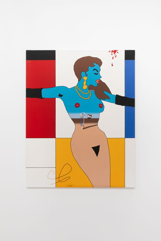 A More Picturesque Pose by Duggie Fields contemporary artwork Painting