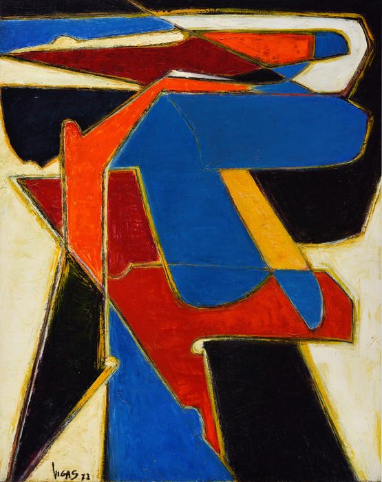 Sacrificante by Oswaldo Vigas contemporary artwork Painting