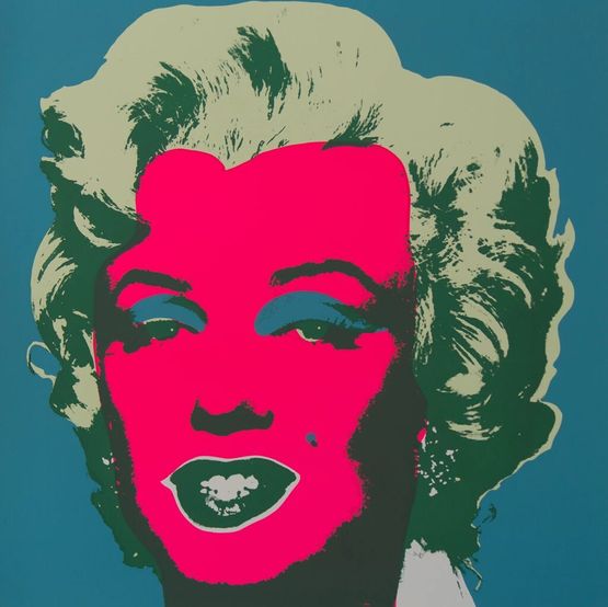 Marilyn 1130 by Sunday B. Morning  Andy Warhol contemporary artwork Print