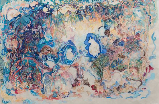 2023 Nyama appearences evolution by Tamaris Borrelly contemporary artwork Painting