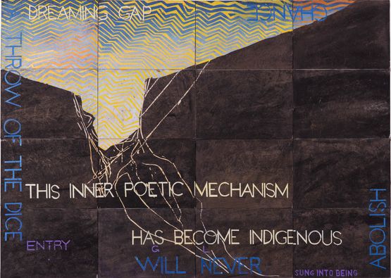 Nature Speaks GL by Imants Tillers contemporary artwork Painting
