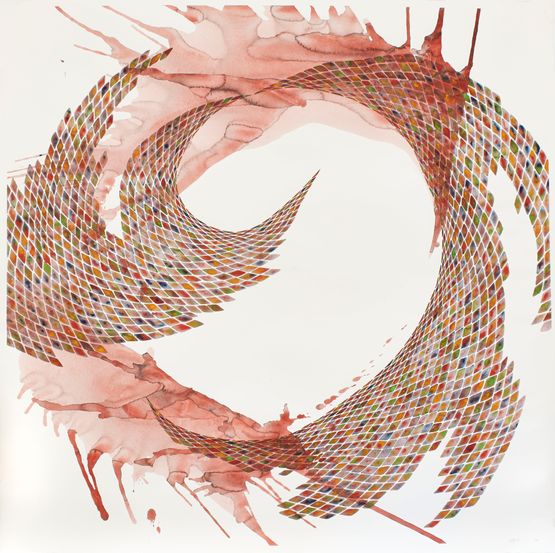 Gaspshit composition V by Timothy Hyunsoo Lee contemporary artwork Works on Paper