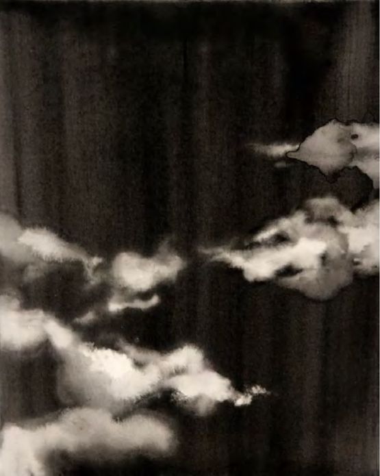 From series Snow and Dust by Lucia Tallova contemporary artwork Painting