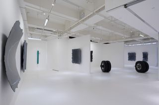 Contemporary art exhibition Arcangelo Sassolino Warped Matter Curved Time at Pearl Lam Galleries H Queens Hong Kong