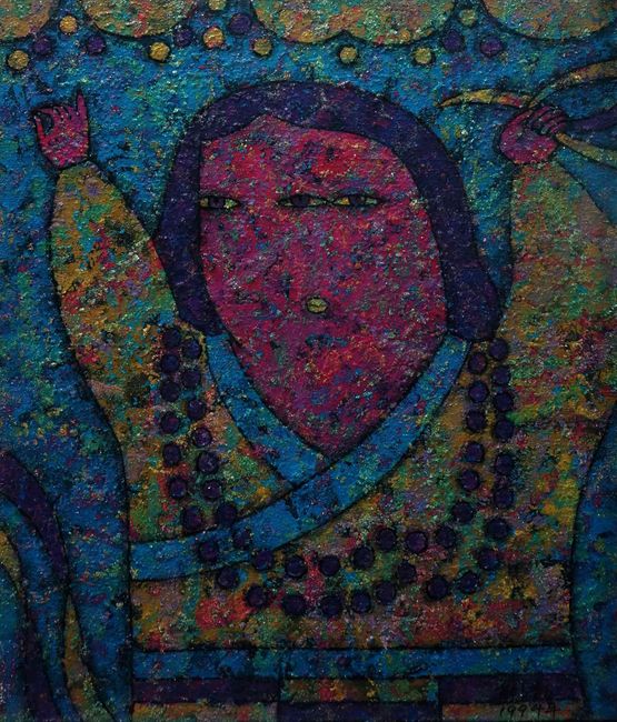 Dancing by Xiong Wenyun contemporary artwork Painting