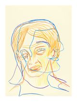 Face and Mask 42 by Carlos Amorales contemporary artwork drawing works on paper