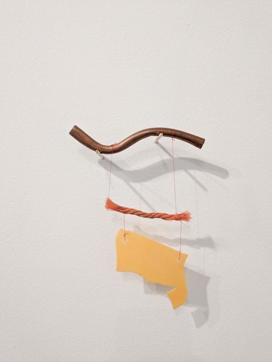 Tres elementos Precarios by Cecilia Vicuna contemporary artwork Sculpture
