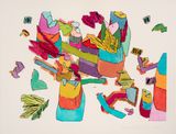 Untitled by Harold Cohen contemporary artwork drawing painting works on paper