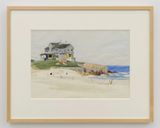 House by the Sea by Edward Hopper contemporary artwork painting works on paper drawing
