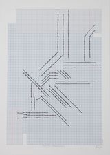 Specific Paths 4 by Layla Juma contemporary artwork drawing works on paper