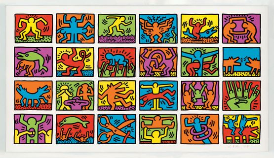 Retrospect by Keith Haring contemporary artwork Print