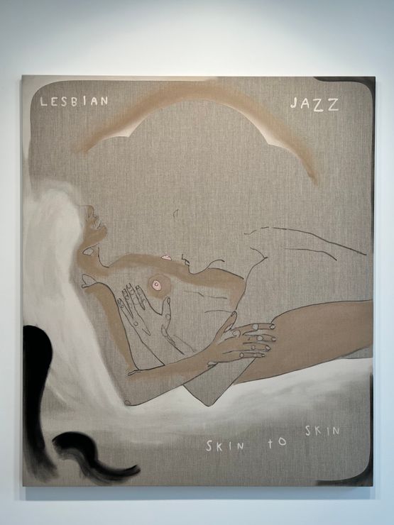 Lesbian Jazz N 20 by Anouk Lamm Anouk contemporary artwork Painting
