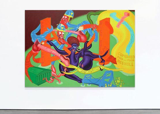 Self-Defense by Peter Saul contemporary artwork Painting