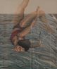 Entangled in Tear Beads by Hayv Kahraman contemporary artwork Painting