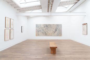 Contemporary art exhibition Gerhard Hoehme da war jemand at Beck  Eggeling International Fine Art Dusseldorf Germany