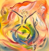 Out of touch by Sophie Von Hellermann contemporary artwork painting
