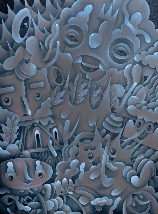Terpumpun by Hendra Hehe Harsono contemporary artwork Painting