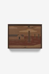 The Boathouse at Shell Pile by John Joseph Mitchell contemporary artwork painting