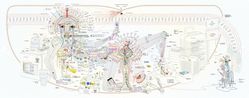Postpartum Care Center Detailed Diagram by Minjeong An contemporary artwork Print
