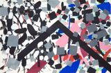 Black Line Pyramid by Samia Halaby contemporary artwork painting