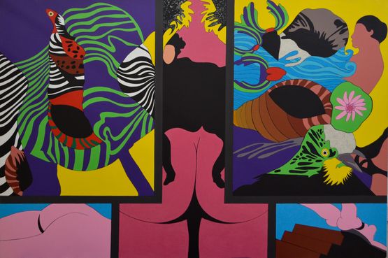 Fashion Society by Go Yayanagi contemporary artwork Painting