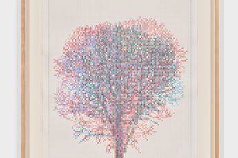 Contemporary art exhibition Charles Gaines Numbers and Trees The Arizona Watercolors at Hauser  Wirth New York Southampton United States