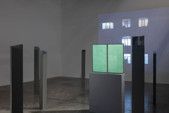 Contemporary art exhibition Nazgol Ansarinia Instruments of Viewing and Obscurity at Green Art Gallery Dubai United Arab Emirates