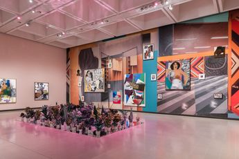 Contemporary art exhibition Mickalene Thomas All About Love at Hayward Gallery London United Kingdom