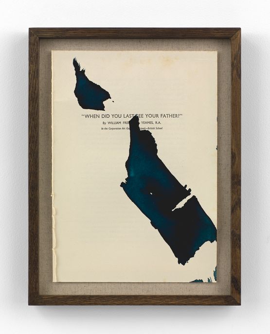 When Did You Last See Your Father by Sam Lock contemporary artwork Works on Paper