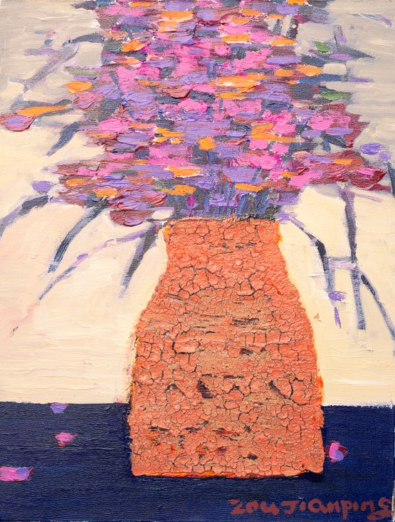 Big Vase No. 3 by Zou Jianping contemporary artwork Painting