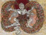 Khmer Shiva by Kaneko Tomiyuki contemporary artwork painting works on paper