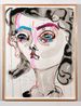 talking to your kids through glass by Del Kathryn Barton contemporary artwork Painting