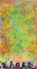 IDOLE ABSTRAITE by Herve Di Rosa contemporary artwork painting