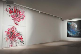 Contemporary art exhibition Maggi Hambling The Night at Pearl Lam Projects Hong Kong