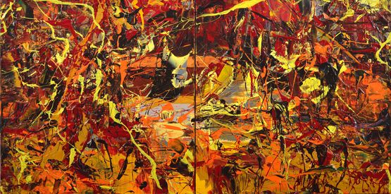 Cause in Harmony by Ava Hsueh contemporary artwork Painting