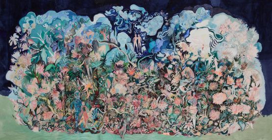 Organisms by Tamaris Borrelly contemporary artwork Painting
